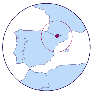 Icône de carte d'Andorre