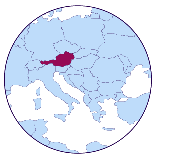 Icono de mapa Austria