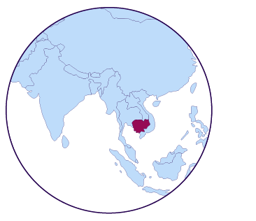 Icono de mapa Camboya