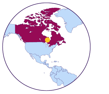 Icono de mapa Canadá (Provincia de Ontario)