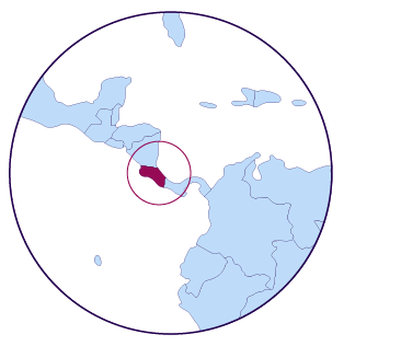 Icône de carte du Costa Rica
