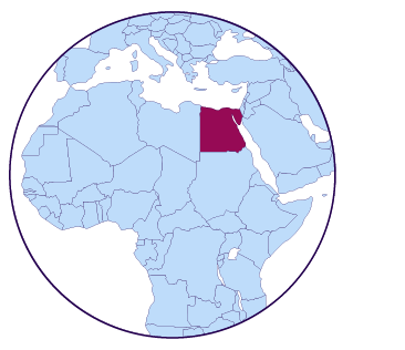 Icono de mapa Egipto