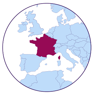 Icône de carte de France
