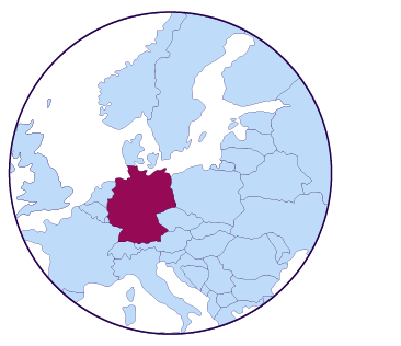 Icono de mapa Alemania