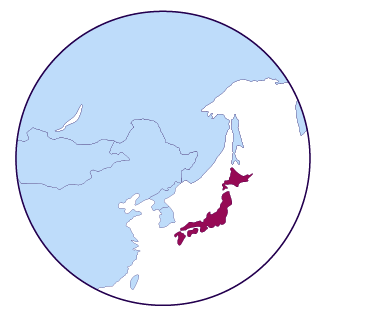 Icono de mapa Japón
