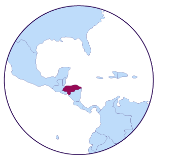 Icône de carte du Honduras