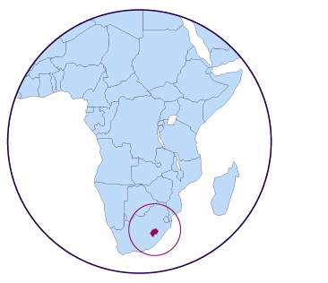 Icône de carte du Lesotho