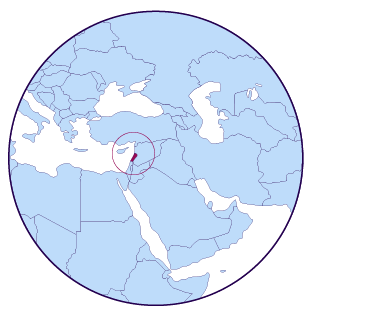 Icône de carte du Liban