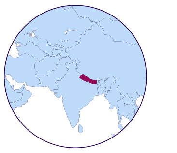 Icône de carte Népal