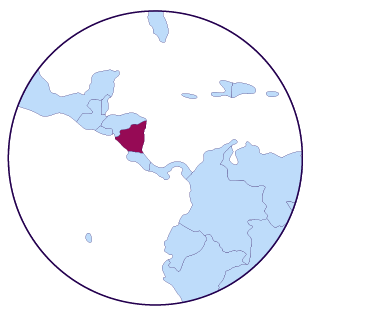 Icône de carte du Nicaragua