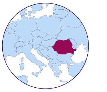 Icono de mapa Rumania