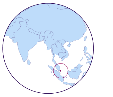Icono de mapa Singapur