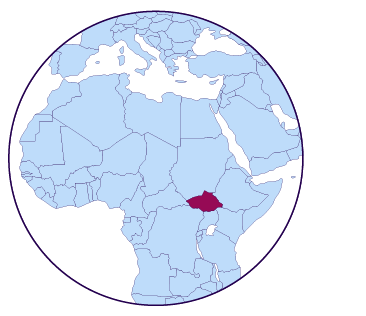 Icône de carte du Soudan du Sud