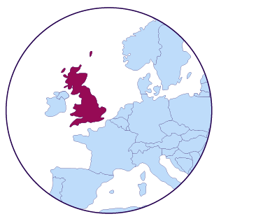 Icône de carte du Royaume-Uni